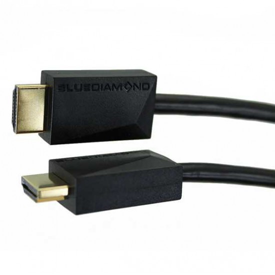 BLUE DIAMOND PLENUM CL3 HDMI CABLE WITH ETHERNET -75 FT BLACK