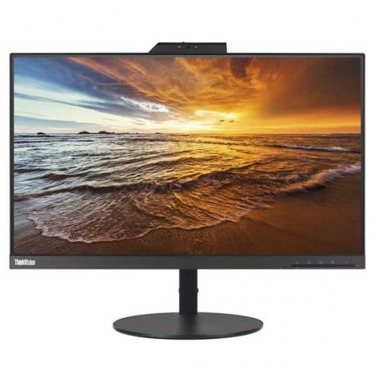 Lenovo ThinkVision T24v-10 23.8 Inch Wide FHD VoIP Monitor with Speaker and Webcam