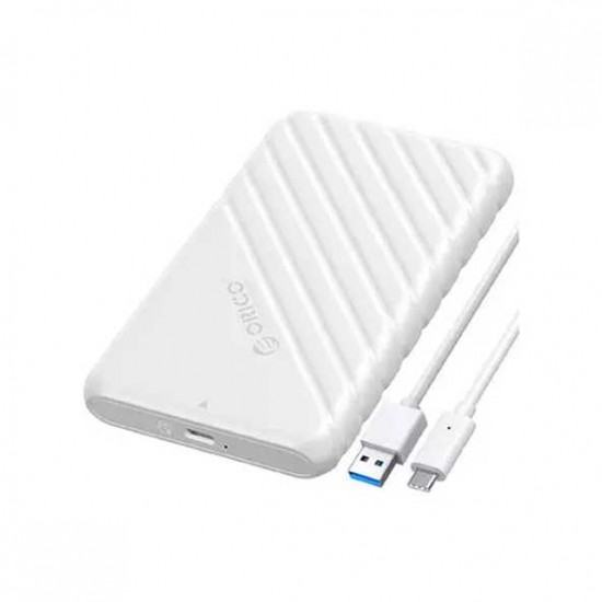 ORICO 25PW1-C3-WH-EP 2.5 INCH USB 3.1 GEN 1 ENCLOSURE WHITE