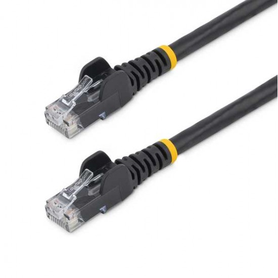 150ft CAT6 Ethernet Cable - Black CAT 6 Gigabit Ethernet Wire -650MHz 100W PoE RJ45 UTP Network/Patch Cord Snagless w/Strain Relief Fluke Tested/Wiring is UL Certified/TIA