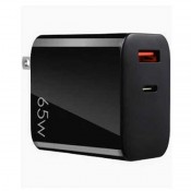65W Type-C Wall Charger GaN PD3.0 PPS 2-Port USB-C Fast Charger, ETL Certified