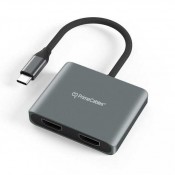 USB-C Adapter to Dual HDMI Adapter 4K 60Hz for Mirror, Extending Monitor