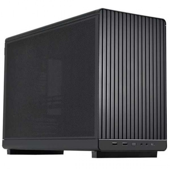 LIAN LI A3- MATX MINI CASE WITH SEEL MESH -BLACK