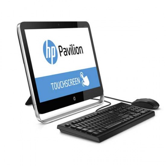 HP Pavilion 23-p149 AMD A8 A8-7600 58.4 cm (23") 1920 x 1080 pixels Touchscreen All-in-One PC 8 GB DDR3L-SDRAM 256GB Solid State Hard Drive Windows 11 Black, Silver