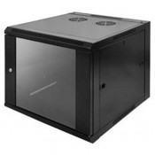 PC 18U 19-INCH PROFESSIONAL WALL MOUNT NETWORK SERVER RACK WITH GLASS DOOR