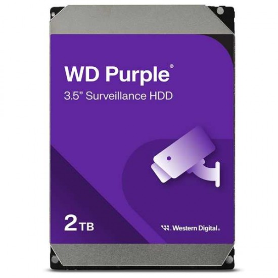 WESTERN DIGITAL 2TB WD PURPLE SURVEILLANCE 3.5 INCH HARD DRIVE