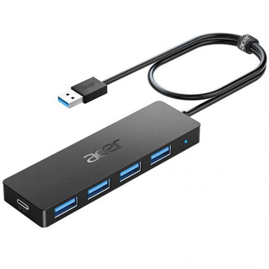 ACER USB 3.0  4-PORT USB A + 1 USBC PORT - USB HUB WITH 2FT CABLE