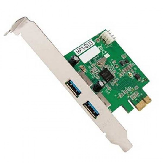 Mediasonic HP1-SU3 USB 3.0 2 Port External USB 3.0 PCI Express Card - LINUX Software RAID supported - USED - TESTED