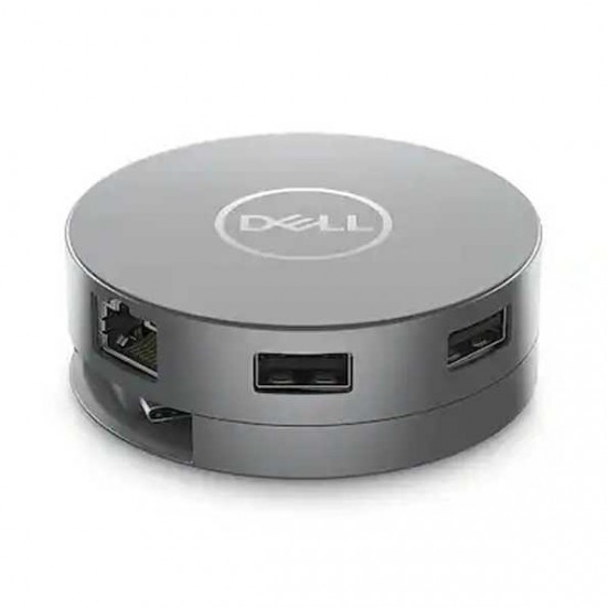 Dell - DA305 6-in-1 USB-C Universal Multiport Adapter Docking Station - Gray