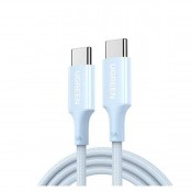 USB-C to USB-C 5A - 100W Braided Cable - 2M Blue