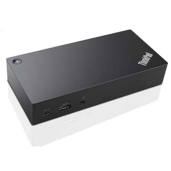 Lenovo ThinkPad USB-C UltraDock with 90W 2 Prong AC Adapter