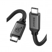 Silkland 80Gbps USB 4 Cable 5FT for Thunderbolt 5 [USB-IF Certified], up to 120Gbps Bandwidth for Dual 8K, 240W, Braided USB C Monitor Cable Compatible Thunderbolt 4, Mac mini, SSD, MacBook M4 Pro
