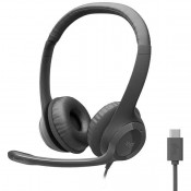 LOGITECH H391 WIRED USBC STEREO HEADPHONES WITH NOISE CANCELING MICROPHONE
