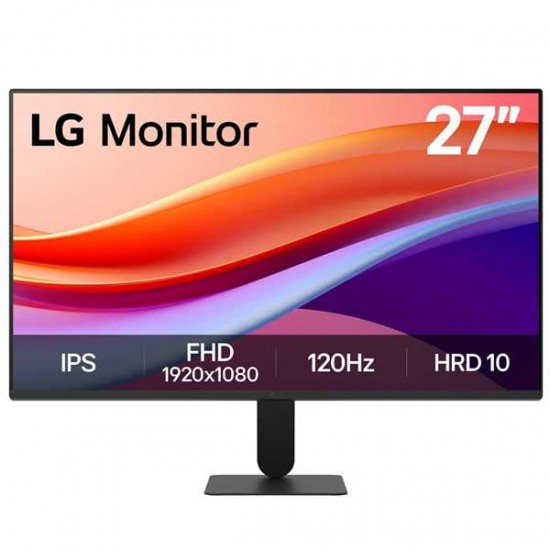 LG 27 INCH FULL HD 120HZ 1MS GTG IPS FREESYNC MONITOR - ULTRA SLIM BEZEL DESIGN- HDMI/VGA PORTS