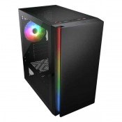 PURITY RGB PC MIMI TOWER GAMING CASE  WITH TEMPERED GLASS PANEL BLACK