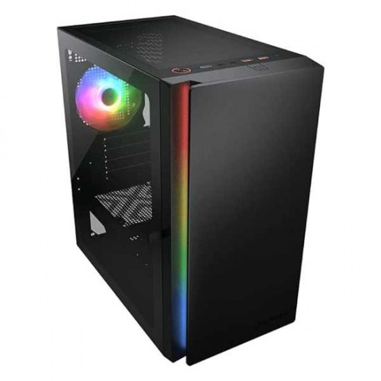 PURITY RGB PC MIMI TOWER GAMING CASE  WITH TEMPERED GLASS PANEL BLACK