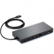 HP Elite USB-C Docking Station USB 3.0 (3.1 Gen 1) Type-C Black - Docking Stations (Cable, USB 3.0 (3.1 Gen 1) Type-C, HP, Elite x2 1012 G1, Black)