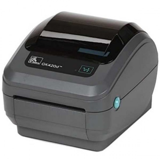 Zebra GK420d GK42-200210-000 USB LBarcode Direct Thermal Printer with Adapter (Renewed)