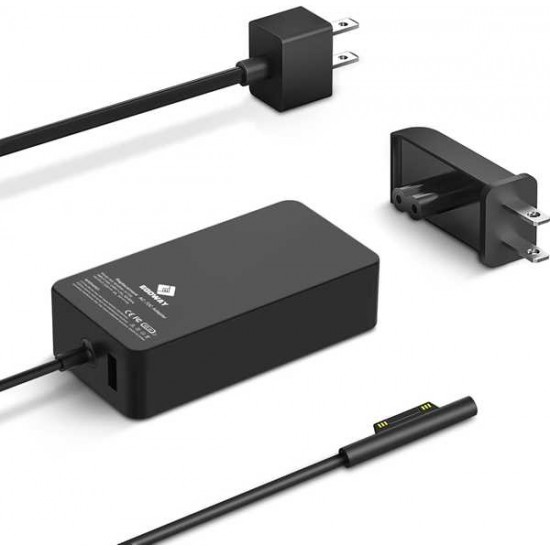 65W Surface Pro Charger,Microsoft Surface Charger for Surface Pro 3/4/5/6/7/7+/8/9/10/11, Surface Laptop 1/2/3/4/5/6/7, Surface Book 1/2/3, Surface Go, Surface LaptopGo, Surface Laptop Studio