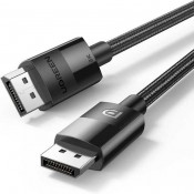 UGREEN VESA Certified DisplayPort 1.4 Cable, DP 8K@60Hz, 4K@144Hz, 1080P@240Hz, Support 32.4Gbps HDR, FreeSync G-Sync, Braided Cord for HDTVs, Gaming Monitors, PC Graphics (15ft)