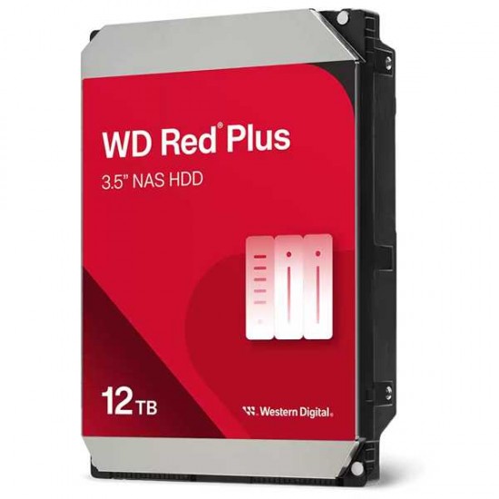 WD Red Plus Internal NAS HDD 3.5" - 12TB