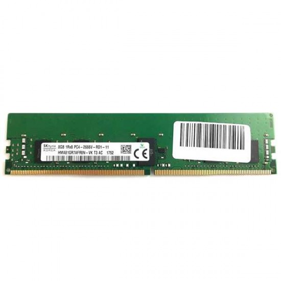 SK HYNIX 8GB HMA81GR7AFR8N-VK DDR4-2666 ECC RDIMM 1Rx8 PC4-21300V-R CL19 Server Memory