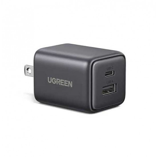 Ugreen 2-Port USB-A + USB-C 20W GaNInfinity Fast Charger (X514/55533)
